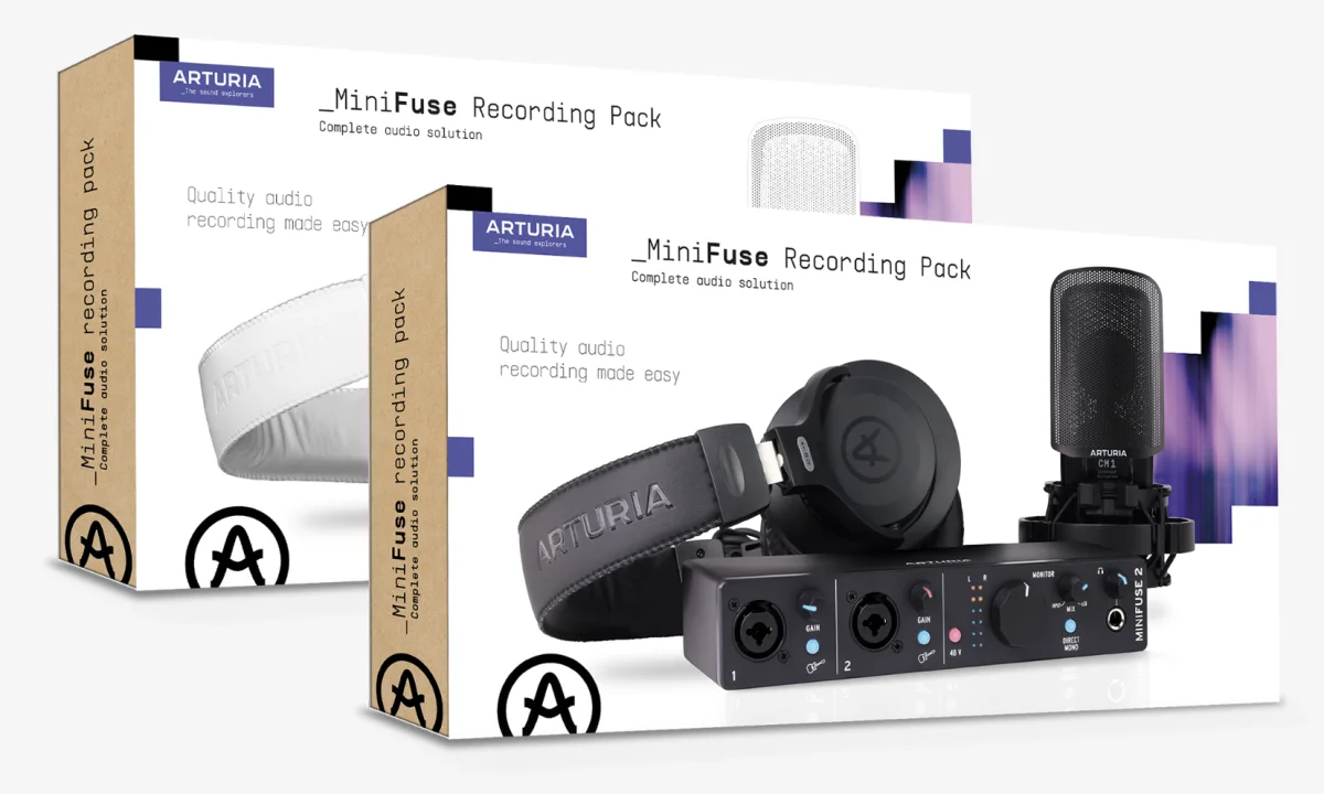 MiniFuse Recording Pack Solución completa de audio