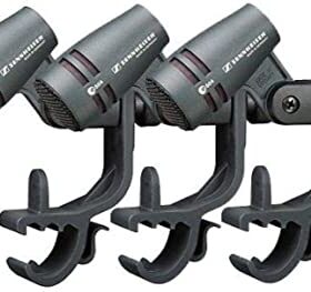 Sennheiser 3-pack e604 micrófono de batería