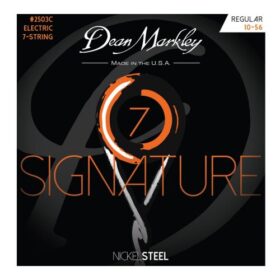 Dean markley Serie Signature, acero al níquel, normal, 7 cuerdas, 10-56